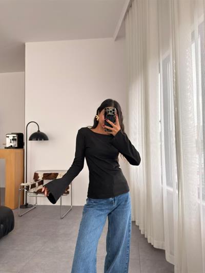 Kadın Raporlu Kaşkorse Ispanyol Kol Uzun Body