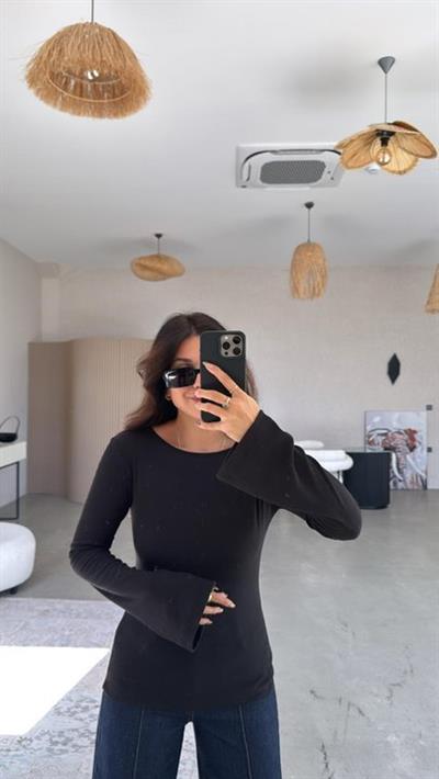 Kadın Raporlu Kaşkorse Ispanyol Kol Uzun Body