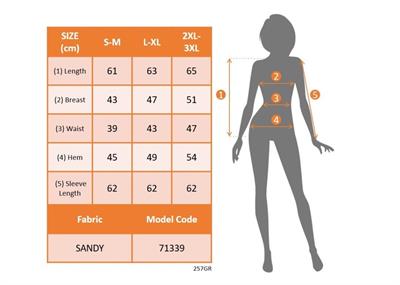Kadın Uzun Kollu Derin Degaje Yakalı Taşlı Sandy Bluz