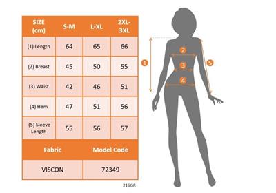 Kadın Uzun Kollu Geometrik Yaka Detaylı çift Renkli Viskon Bluz