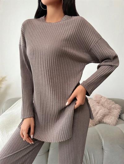 Kadın Uzun Kollu Kaşkorseikili Takım