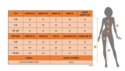 Kadın Uzun Kollu Leopar Detay Viskon Iki Iplik Ikili Takım