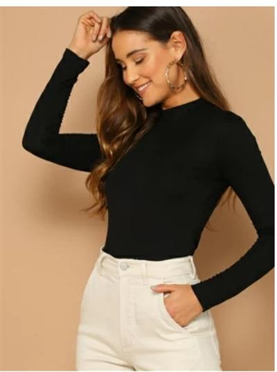 Kadın Uzun Kollu Viskon Bluz