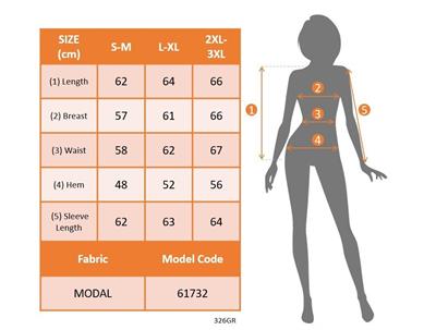 Kadın Uzun Kollu önden Fermuarlı Modal Ceket