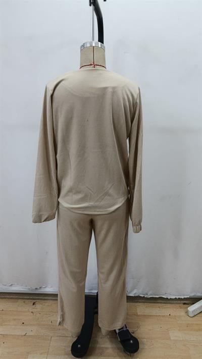 Kadın Uzun Kollu önden Fermuarlı Modal Ceket Ve Pantolon Ikili Takım