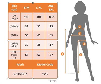 Kadın Yüksek Bel Beli Lastikli Kargo Cep Detaylı Gabardin Pantolon