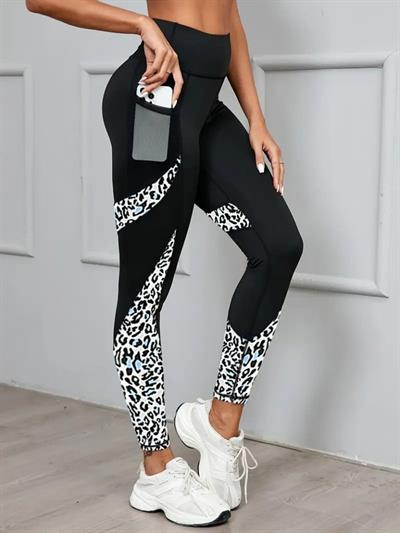 Kadın Yüksek Bel Cep Detaylı Dalgıç Pantolon