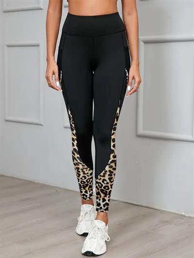 Kadın Yüksek Bel Cep Detaylı Dalgıç Pantolon