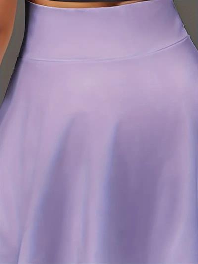 Kadın Yüksek Bel Cepli Sandy Short Etek