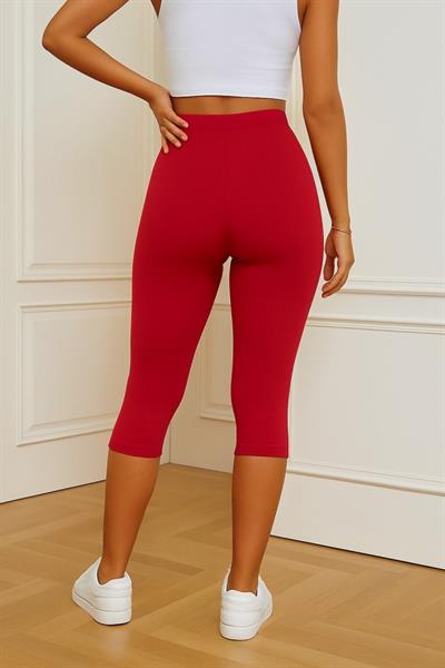 Kadın Yüksek Bel Dalgıç Midi Tayt