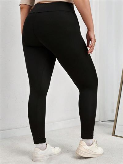 Kadın Yüksek Bel Dalgıç Spor Tayt