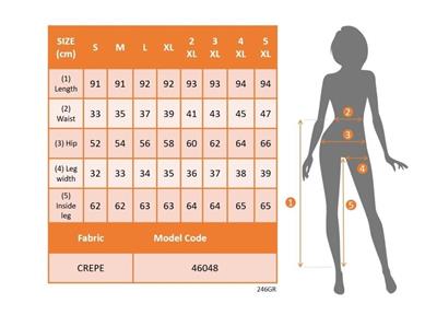 Kadın Yüksek Bel Krep Pantolon
