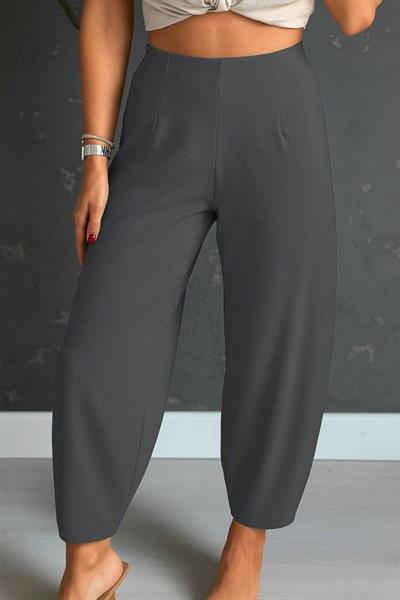 Kadın Yüksek Bel Krep Pantolon