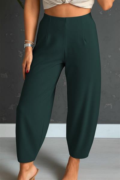 Kadın Yüksek Bel Krep Pantolon