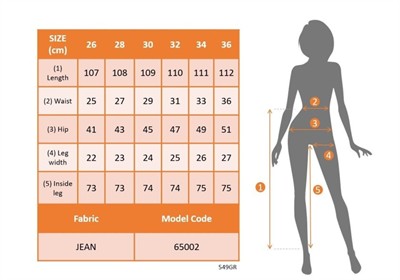 Kadın Yüksek Bel Yanları Lastik önü Düğmeli Kot Pantolon
