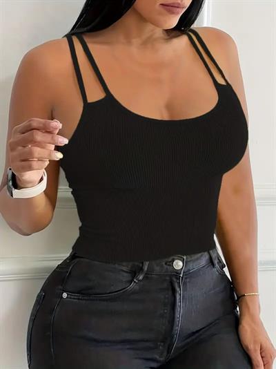 Kadın çift Askılı Kaşkorse Crop