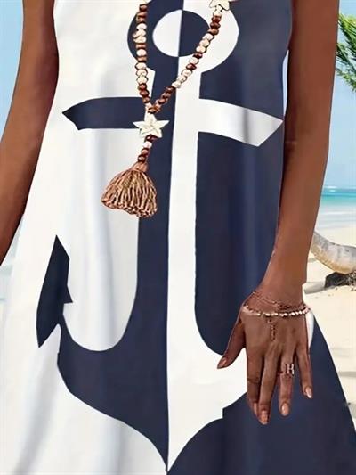 Kadın çipa Baskılı Salaş Süprem Elbise