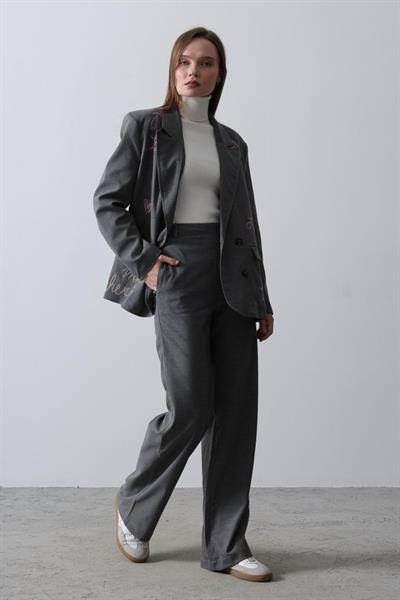 Kalpli Ceket Takım - Antrasit