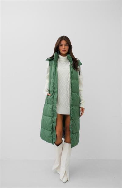 Kapüşonlu Şişme Maxi Yelek