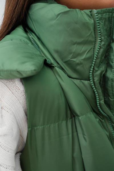 Kapüşonlu Şişme Maxi Yelek