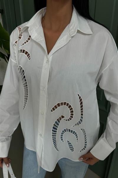 Karlie Brode Nakışlı Gömlek 3369-08