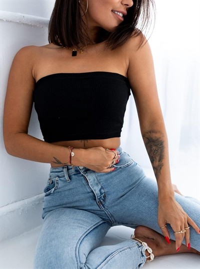 Kaşkorse Kumaş Büstiyer Bluz