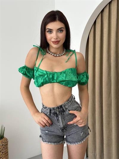 Kelsey Saten Büstiyer