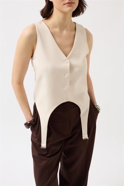 Kemer Detay V Yaka Yelek