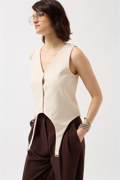 Kemer Detay V Yaka Yelek