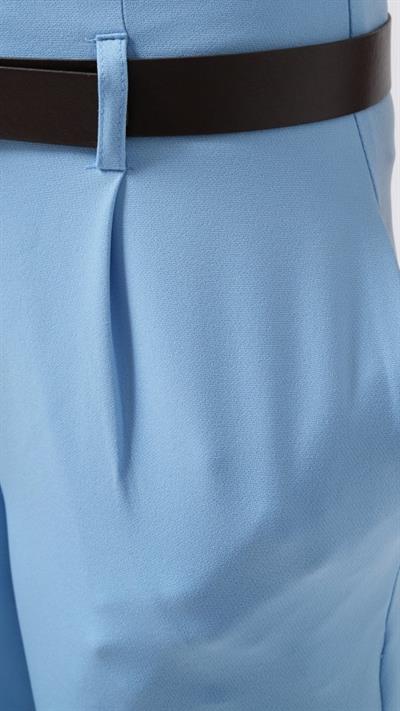 Kemer Detay Yüksek Bel Pantolon