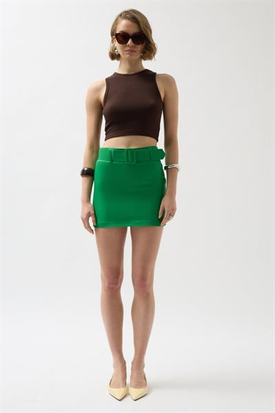 Kemerli Mini Etek