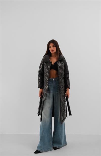 Kemerli Rugan Şişme Maxi Mont