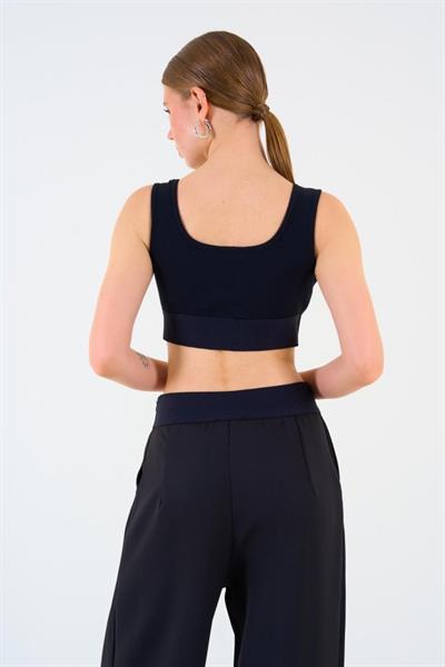 Kısa Büstiyer - Siyah