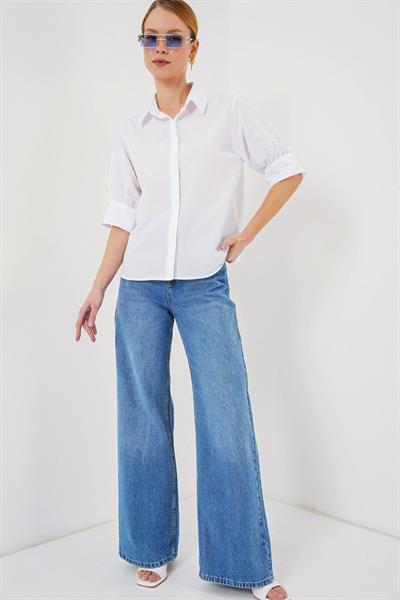 Kısa Kol Gömlek 20312 - Beyaz