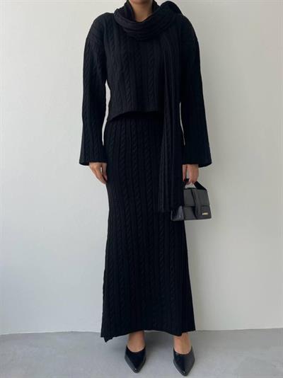 Laon Şallı Triko Takım