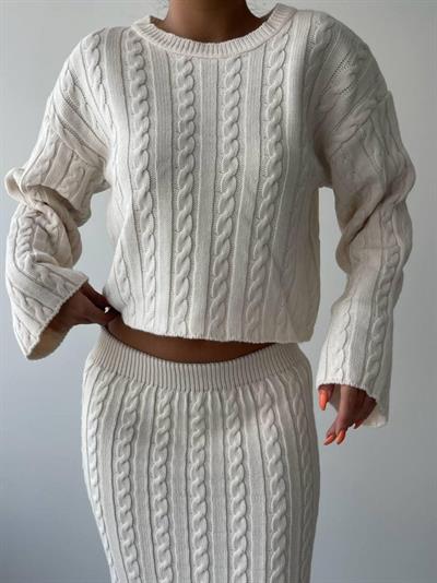 Laon Şallı Triko Takım