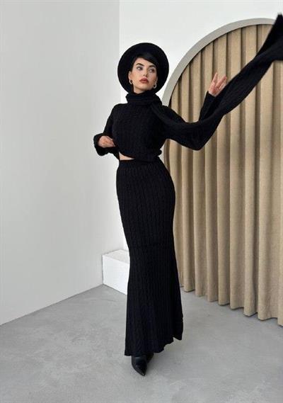 Laon Şallı Triko Takım