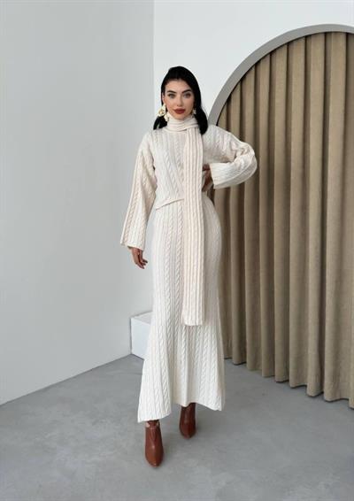 Laon Şallı Triko Takım