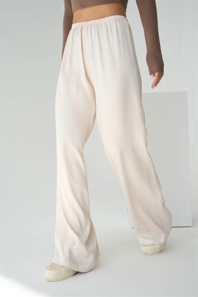 Lastikli Pantolon - Bej