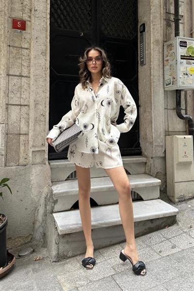 Lauren Desenli Keten Takım 9805-0025