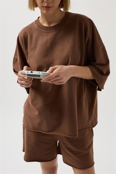 Lazer Kesim Bağcık Detay Şort