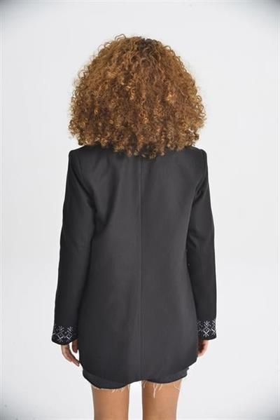 Leomie Nakışlı Blazer Ceket 6106