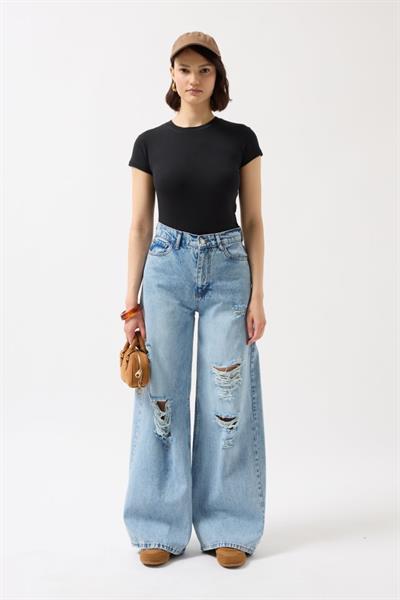 Likralı Basic T-Shirt