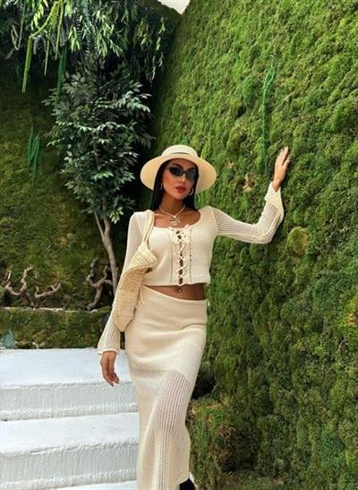 Lobelia Kroşe Bağlamalı Takım 9655-01