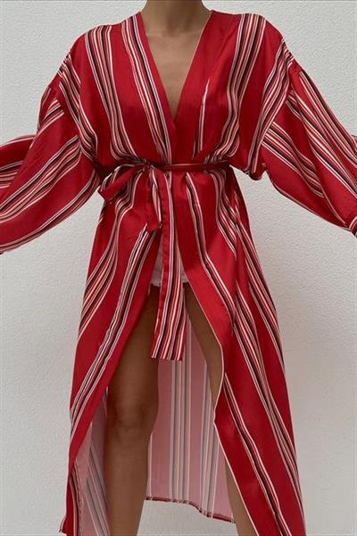 Lucinda Çizgili Kimono 5014-04