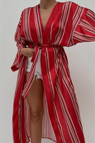 Lucinda Çizgili Kimono 5014-04