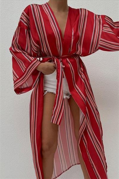 Lucinda Çizgili Kimono 5014-04
