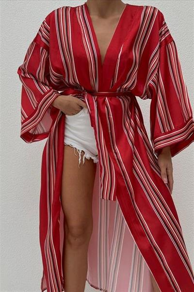 Lucinda Çizgili Kimono 5014-04