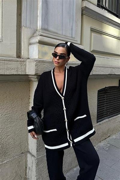 Lunadel Triko Hırka Pantolon Takım 9974