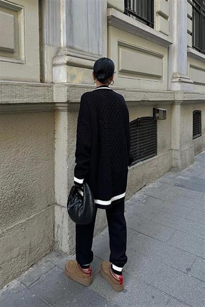 Lunadel Triko Hırka Pantolon Takım 9974